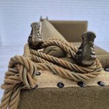 1960s, Danish velour 2 seater drop arm sofa, wool, original condition.