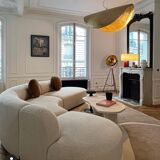 Venus coffee table irregular natural travertine - 100x50cm