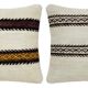 Set of 2 vintage kilim cushion covers 41x41 cm