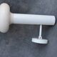 Large adjustable wall lamp saucer ufo Lita vintage metal