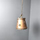 Brutalist copper pendant light, 1970s