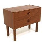 Commode, chevet scandinave en teck, Suède, 1960