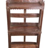 Tribal shelf in ancient Burmese teak