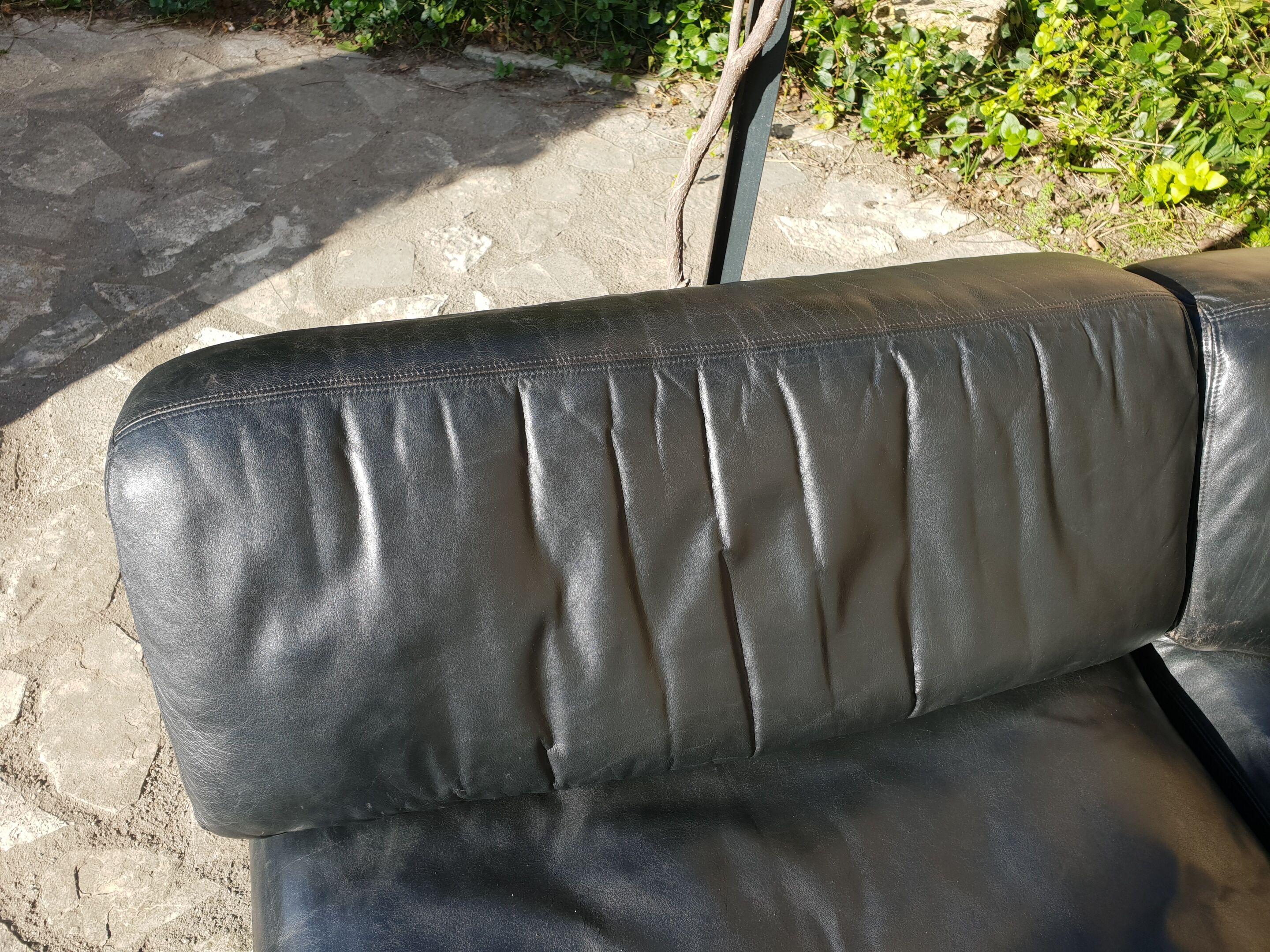 Pair of drivers in black leather