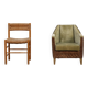 Ensemble de 2 fauteuils Art Déco en placage de noyer, France années 1930
