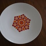 Plat Bavari fleurs orange