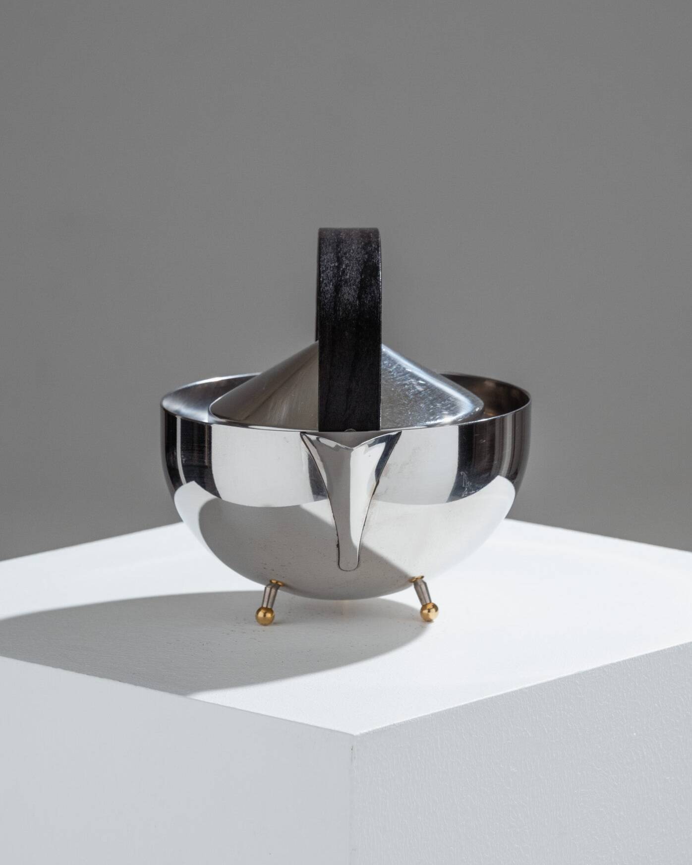Bodum metal teapot, carsten jorgensen, 1980s