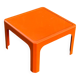 Table basse vintage orange Gilac
