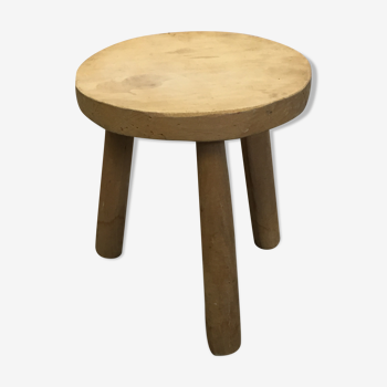 Handcrafted wooden stool