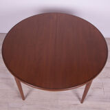 Table à manger ronde en teck du milieu du siècle de G-Plan, années 1960