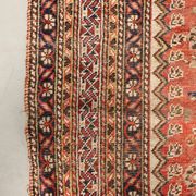 Old Kaskay rug in wool, fine knotting, handmade 68 x 55 in.