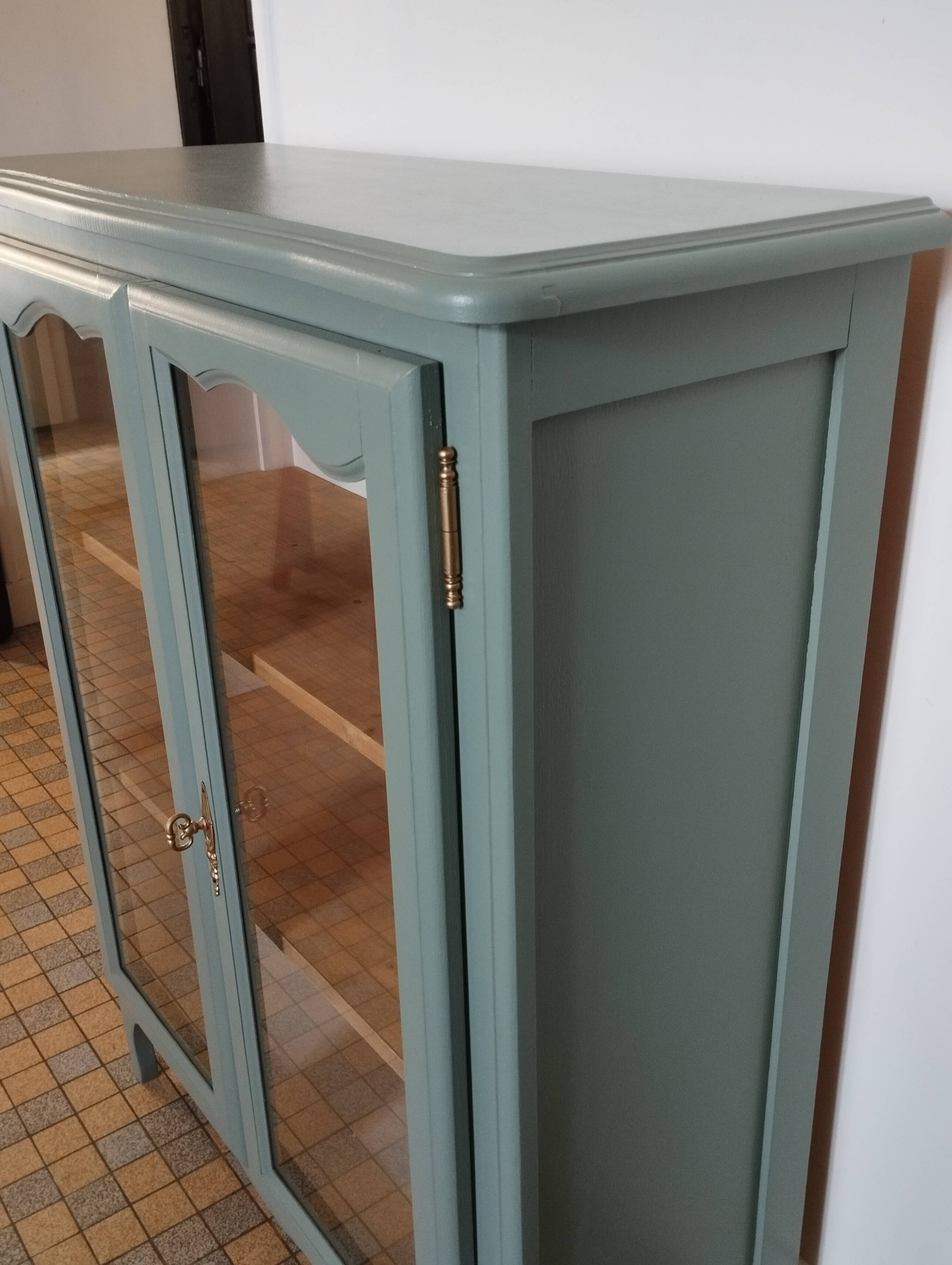 Vintage library display case