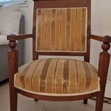 Paire de fauteuils directoire