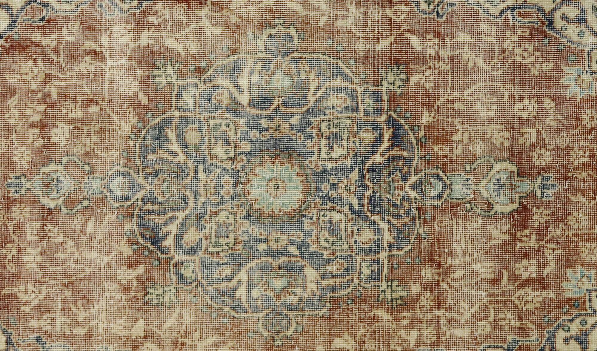 Turkish Anatolian Handmade Vintage Area Rug 200 cm x 118 cm