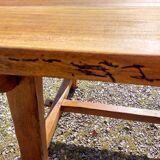 farm table with extensions, solid wood