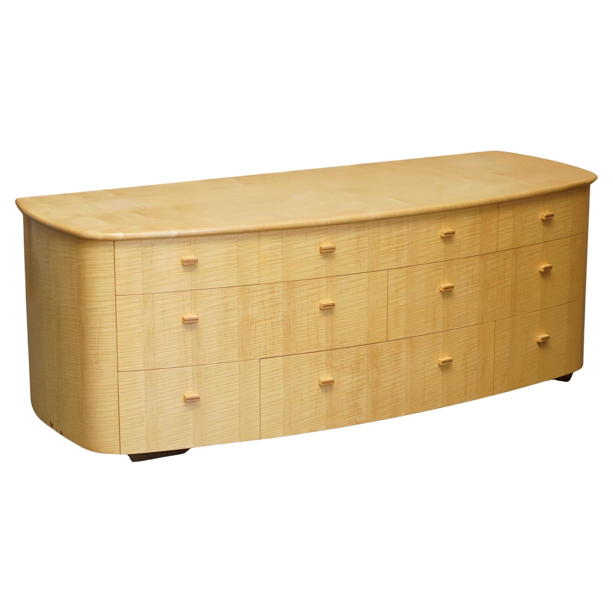 Sublime Buffet in Satin Birch by Baxter & Lee, Oak, Art Deco