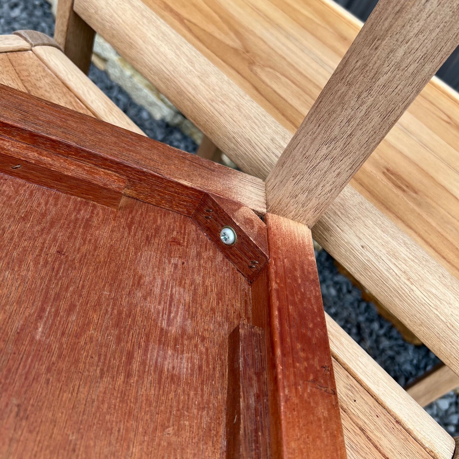 3 vintage nesting coffee tables