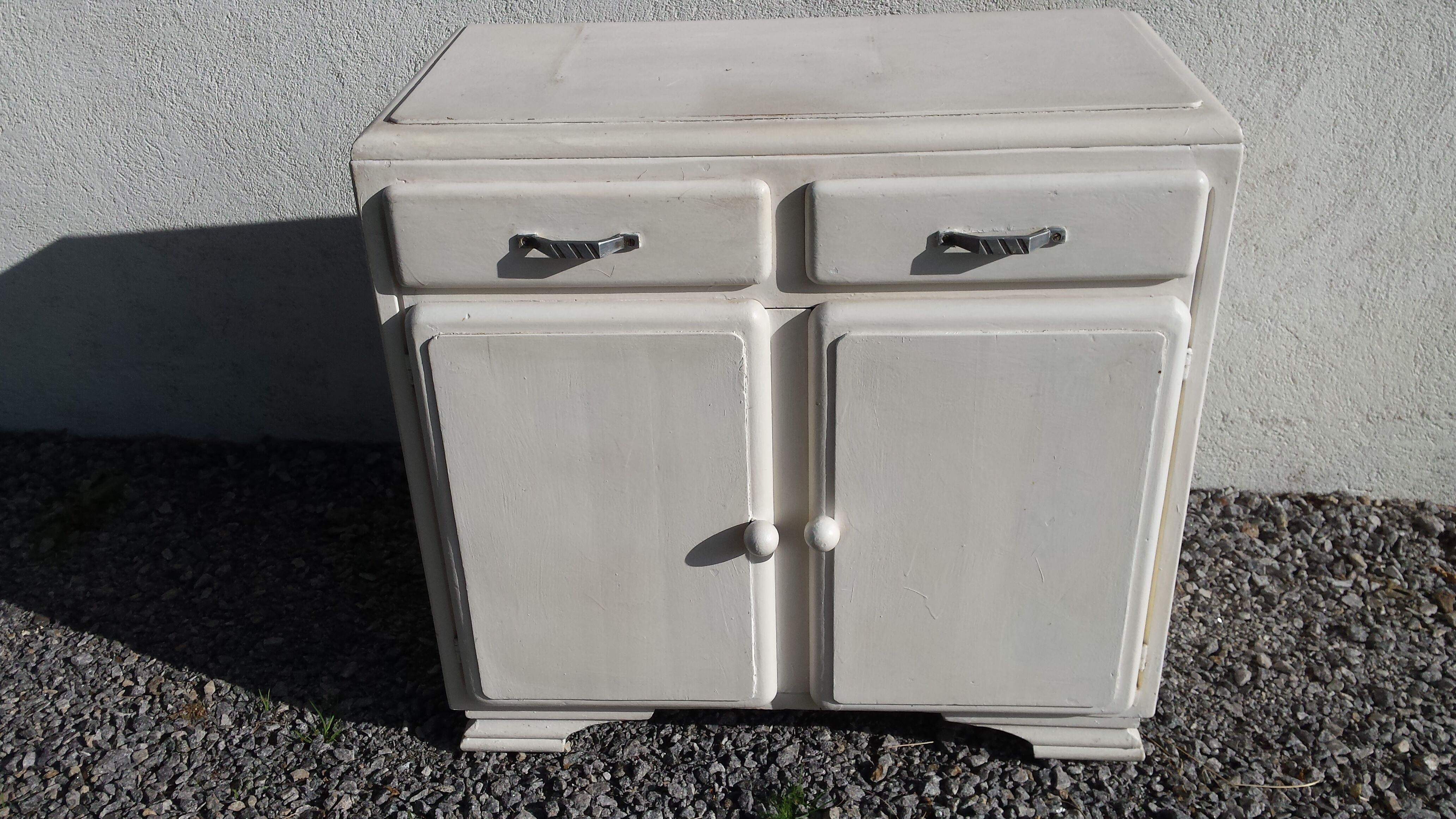 Mado bass buffet renovated wood and blue