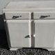 Mado bass buffet renovated wood and blue