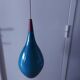 Scandinavian suspension light in blown glass by Holmegaard from the 1950s, 60s.