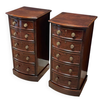 Set of 2 antique bedsides