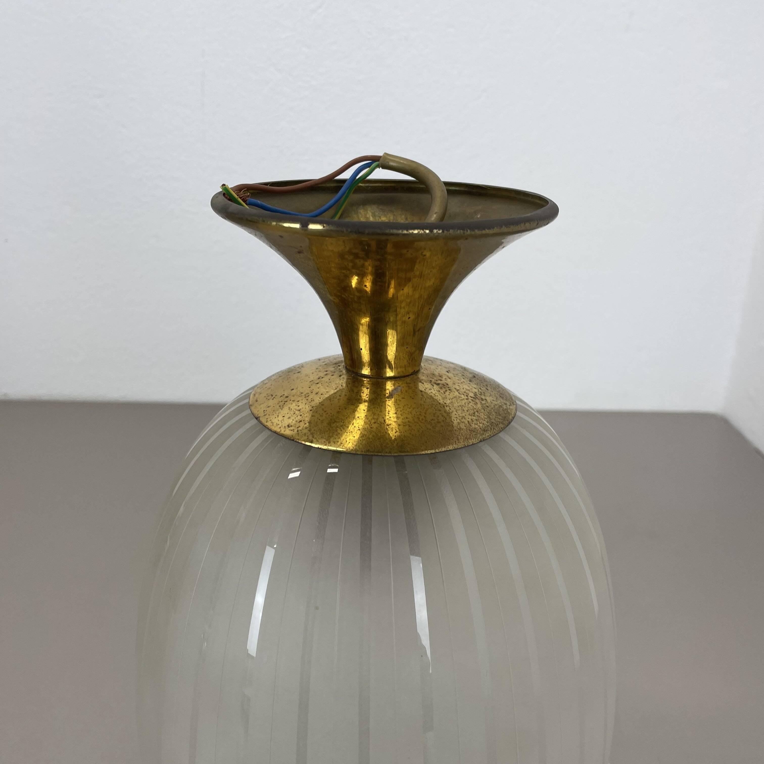 Rare "POMONA" Ceiling Light by Wilhelm Wagenfeld, Peill + Putzler, Germany