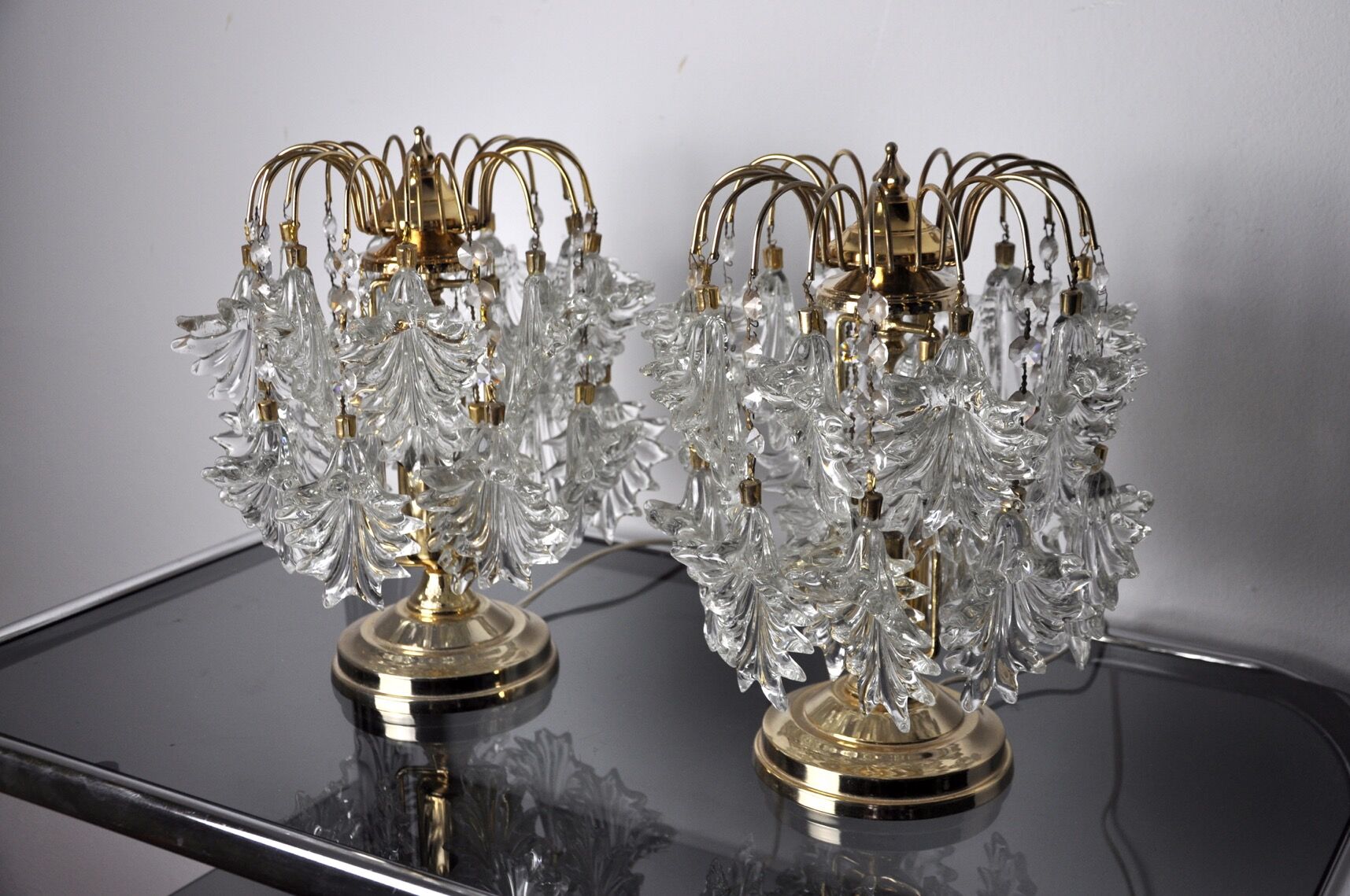 Paire de lampes Kinkeldey, Allemagne, 1970