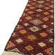 Turkish Handwoven Vintage Herki Kilim 84 cm x 345 cm