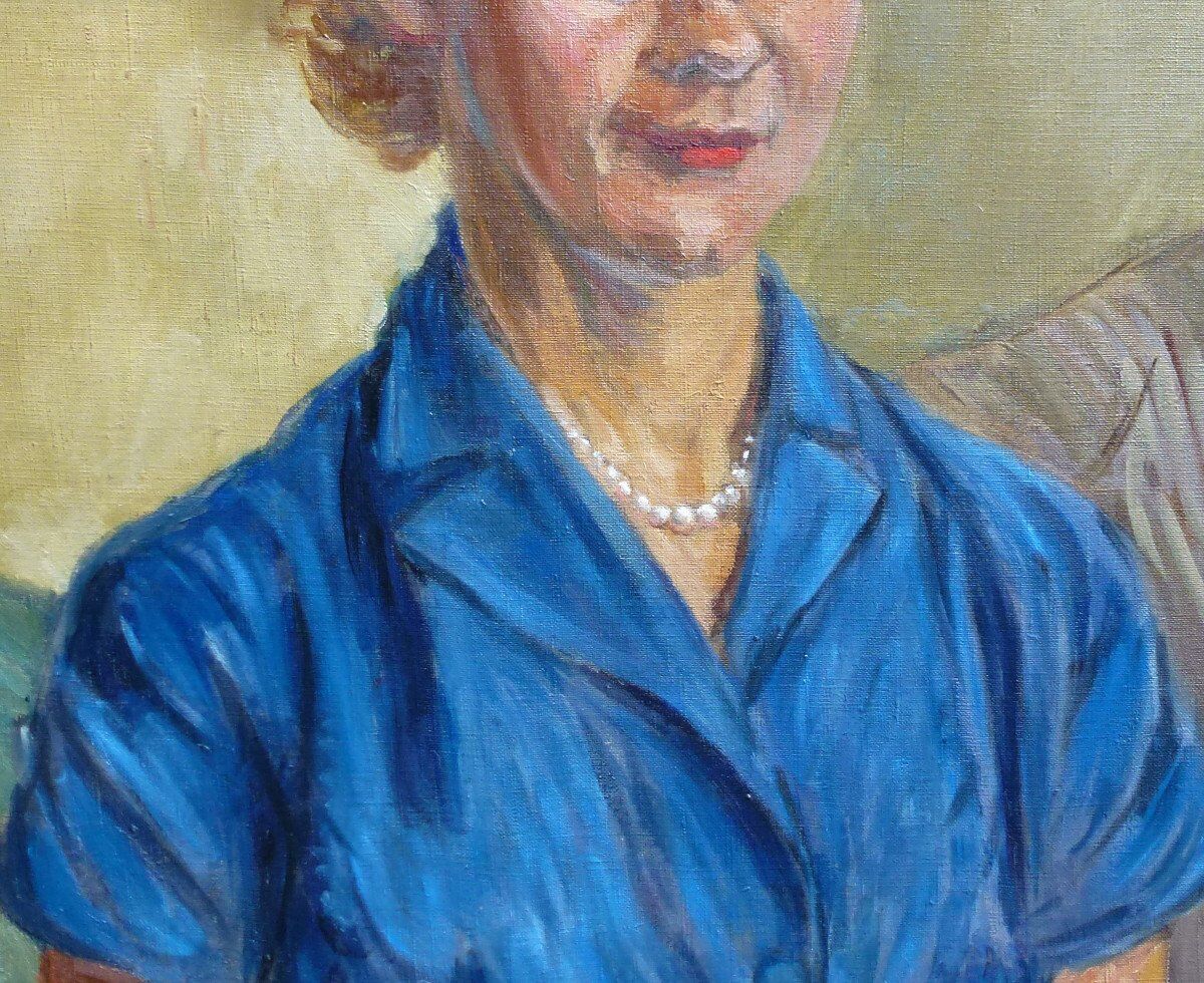 Portrait of woman french school of the twentieth century