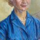 Portrait of woman french school of the twentieth century
