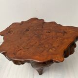 Table basse tronc d'arbre année 60