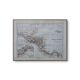 Central America, old map 1887 – Vintage geographical map.