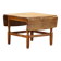 1960s mid-century brutalist Danish coffee table in oak attributed to Kjærnulf