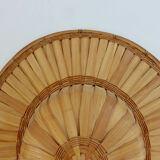 Hat, colonial helmet in bamboo 70s