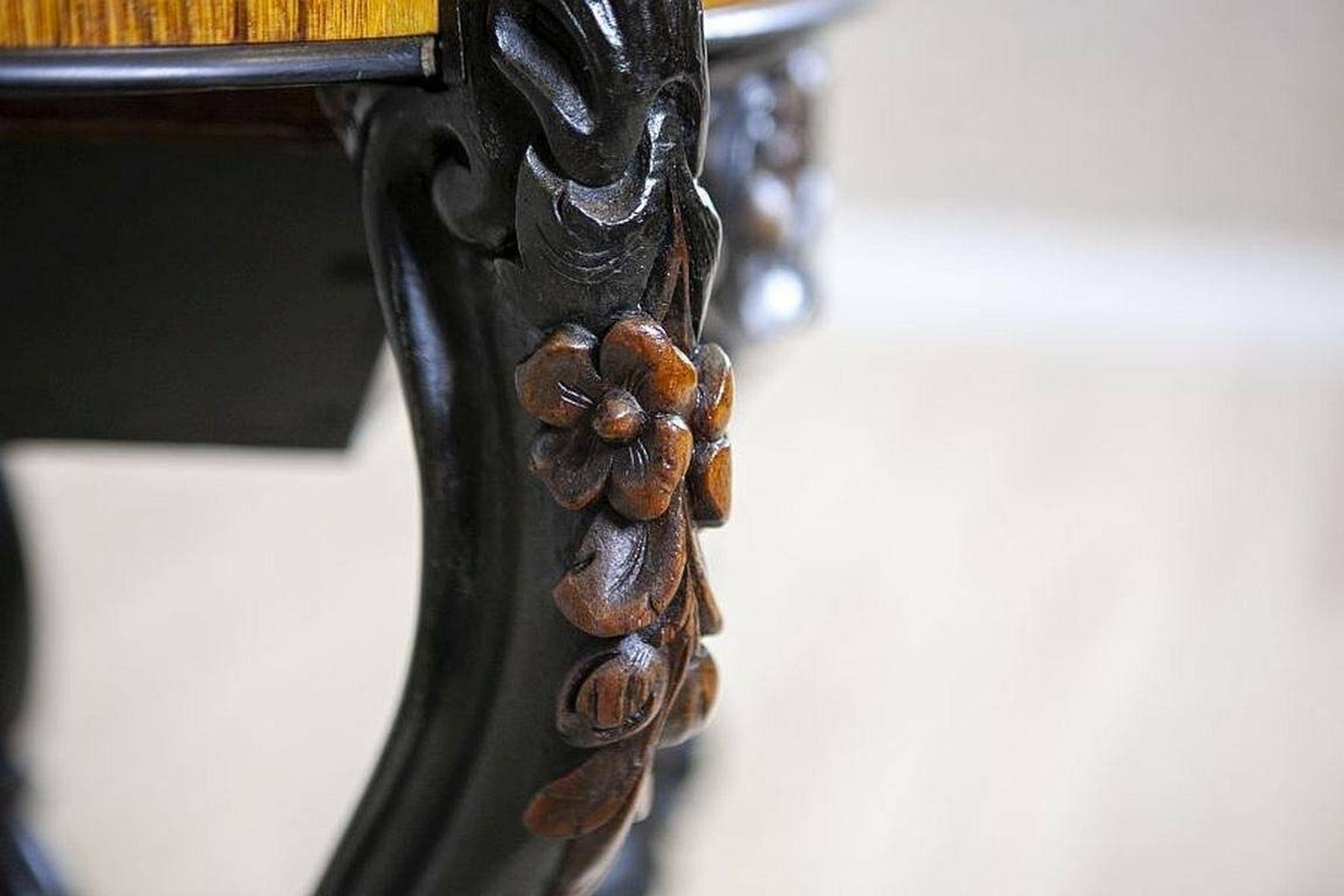 Inlaid Sewing Table in Various Woods, 1890s