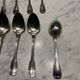 12 soup spoons. Silver-plated. Félix brothers.