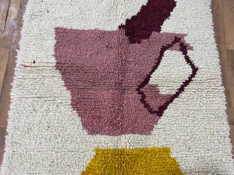 Handwoven wool Berber rug 150/250 cm