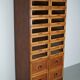 English Haberdashery Shop Cabinet with Glass Fronted Drawers, Circa 1930s