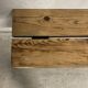 Folding oak bench