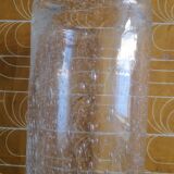 Old biot glass roller vase