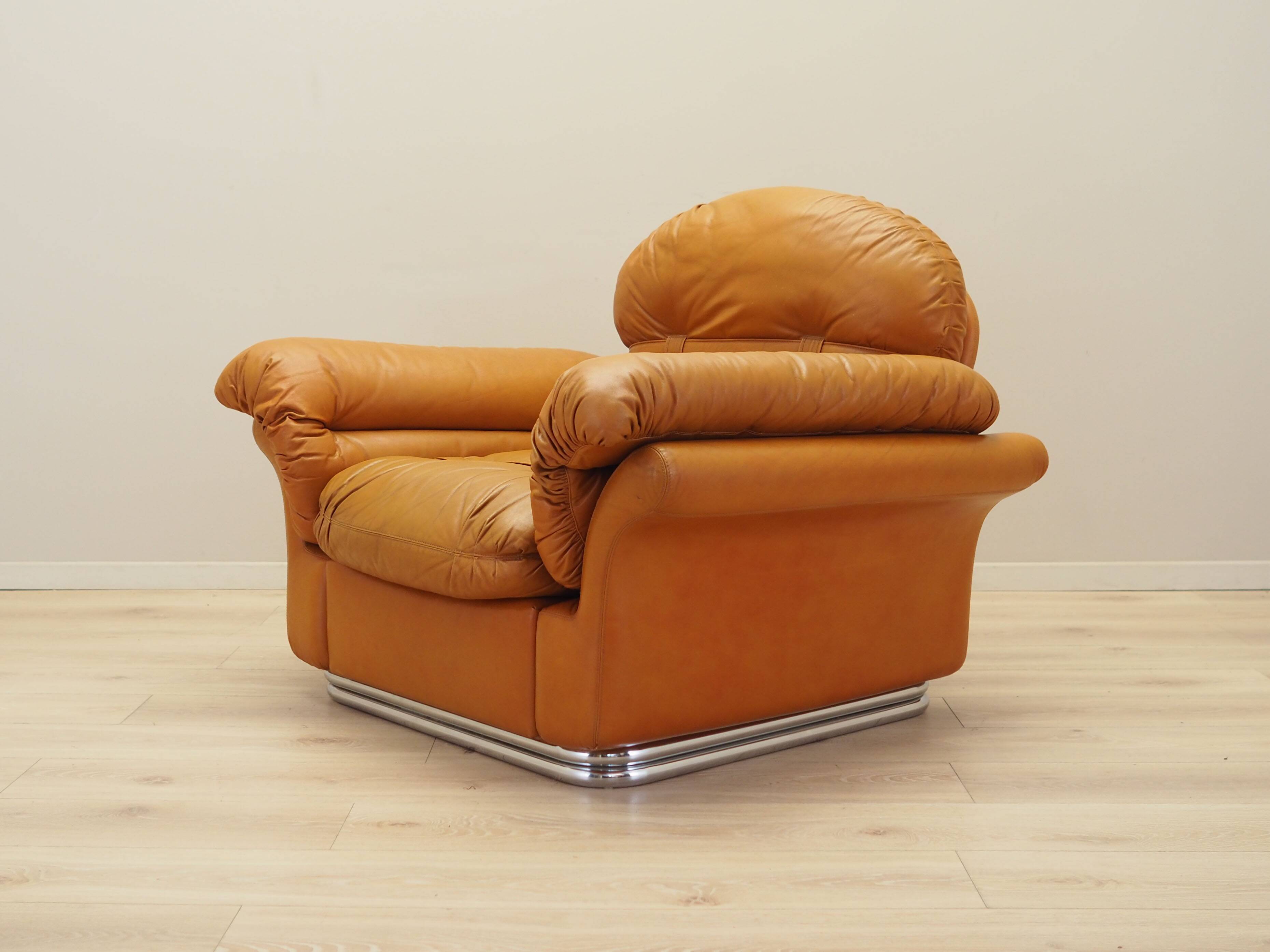 Orange armchair, Space Age design, 1960s, production: Italy