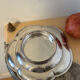 Plateau en argent vintage rare