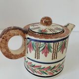 HB Quimper Teapot, Cups and Ramekin Set