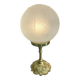 Lampe art déco avec pied en bronze