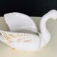 Empty swan white earthenware pockets