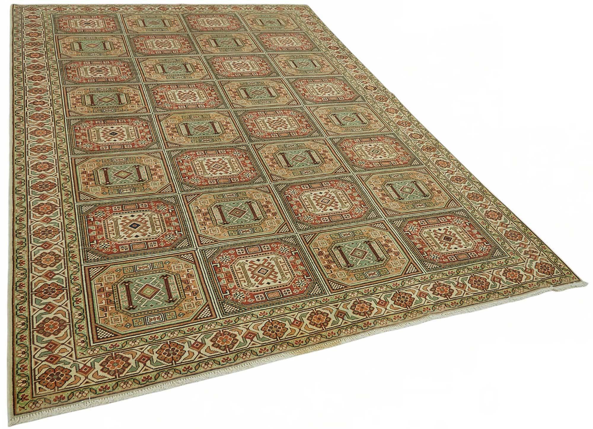 Turkish Wool Vintage Kayseri Rug 197 cm x 287 cm