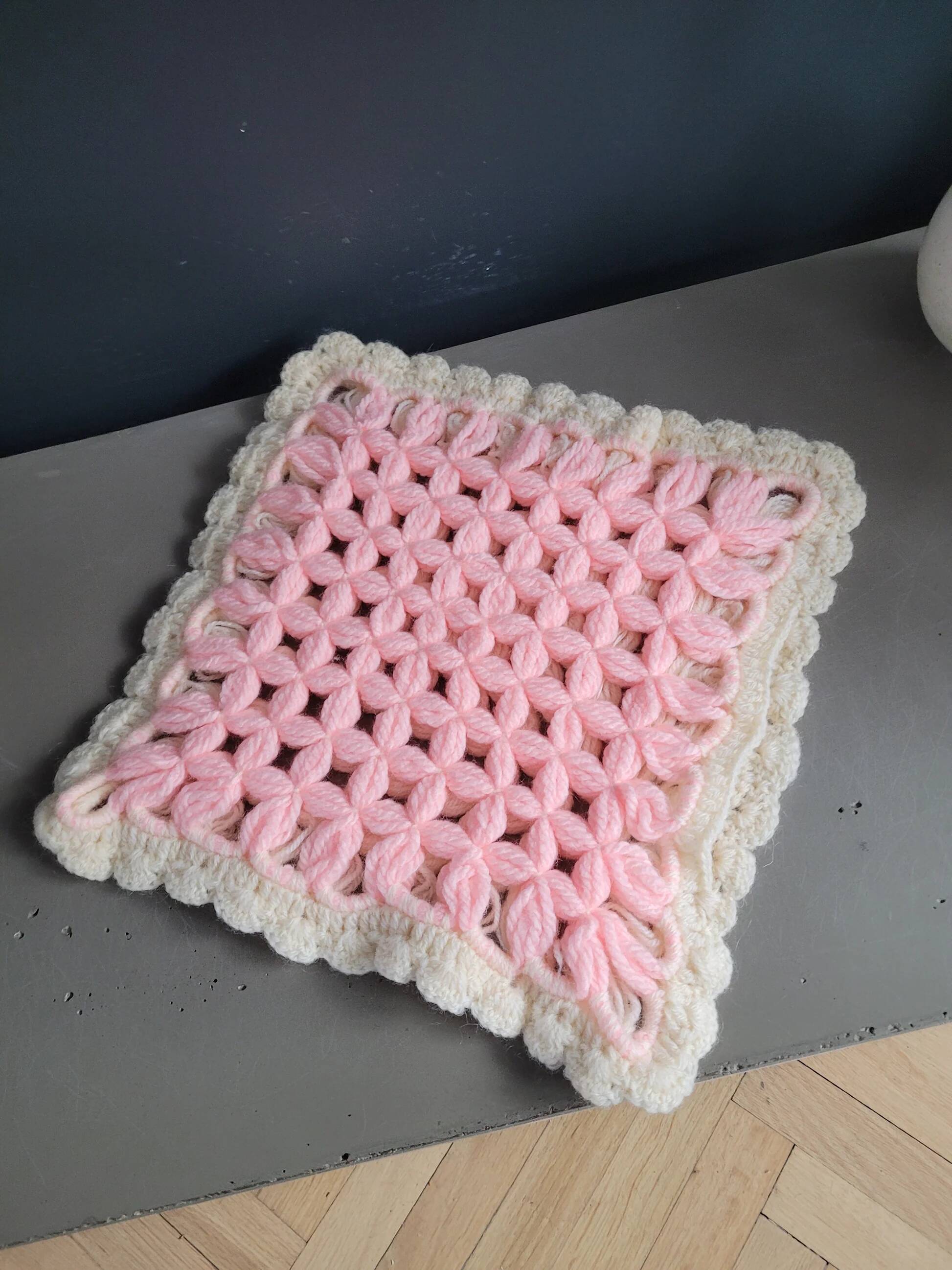 Housse de coussin en crochet 35x35