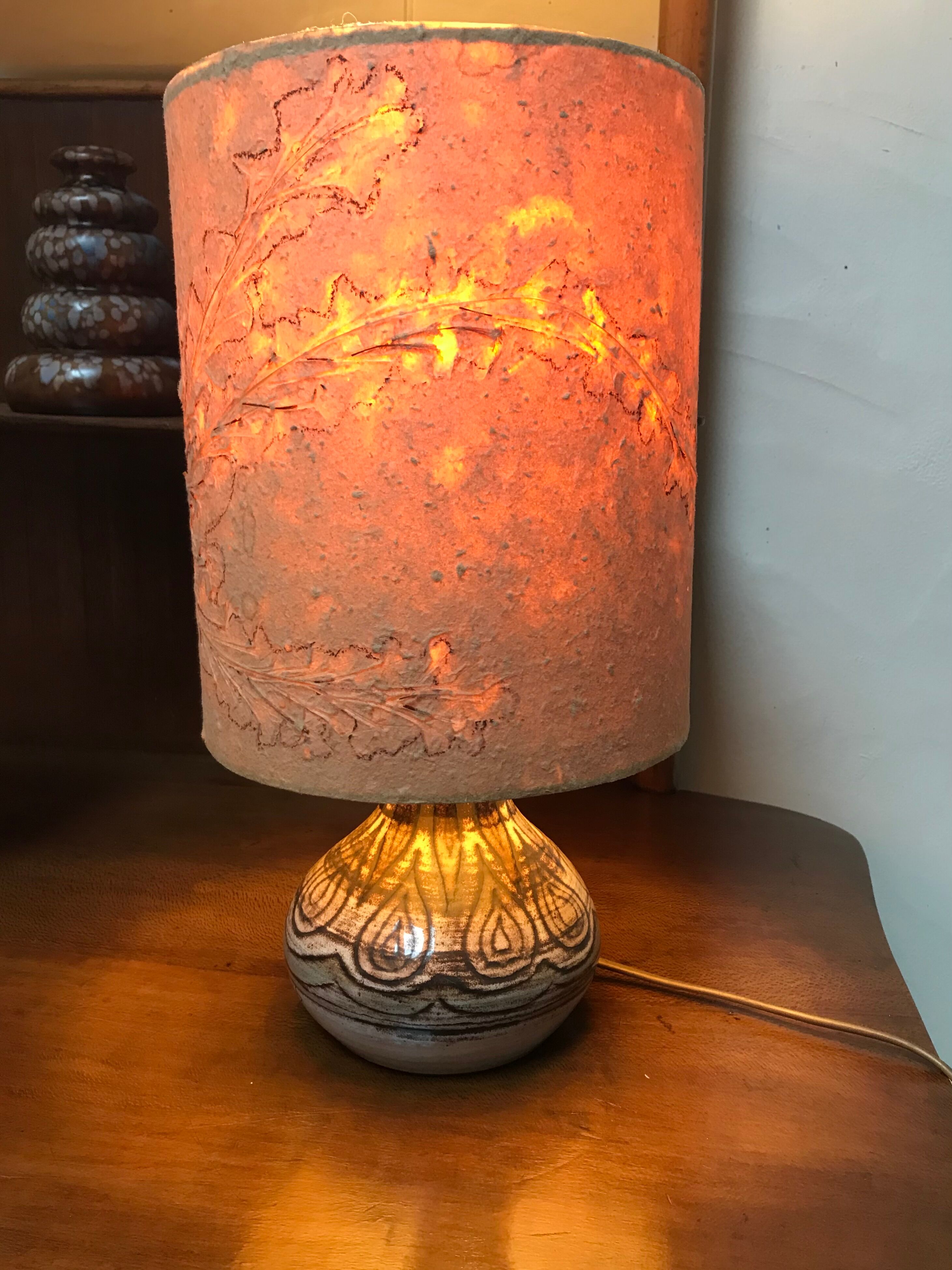 Ceramic lamp Vallauris
