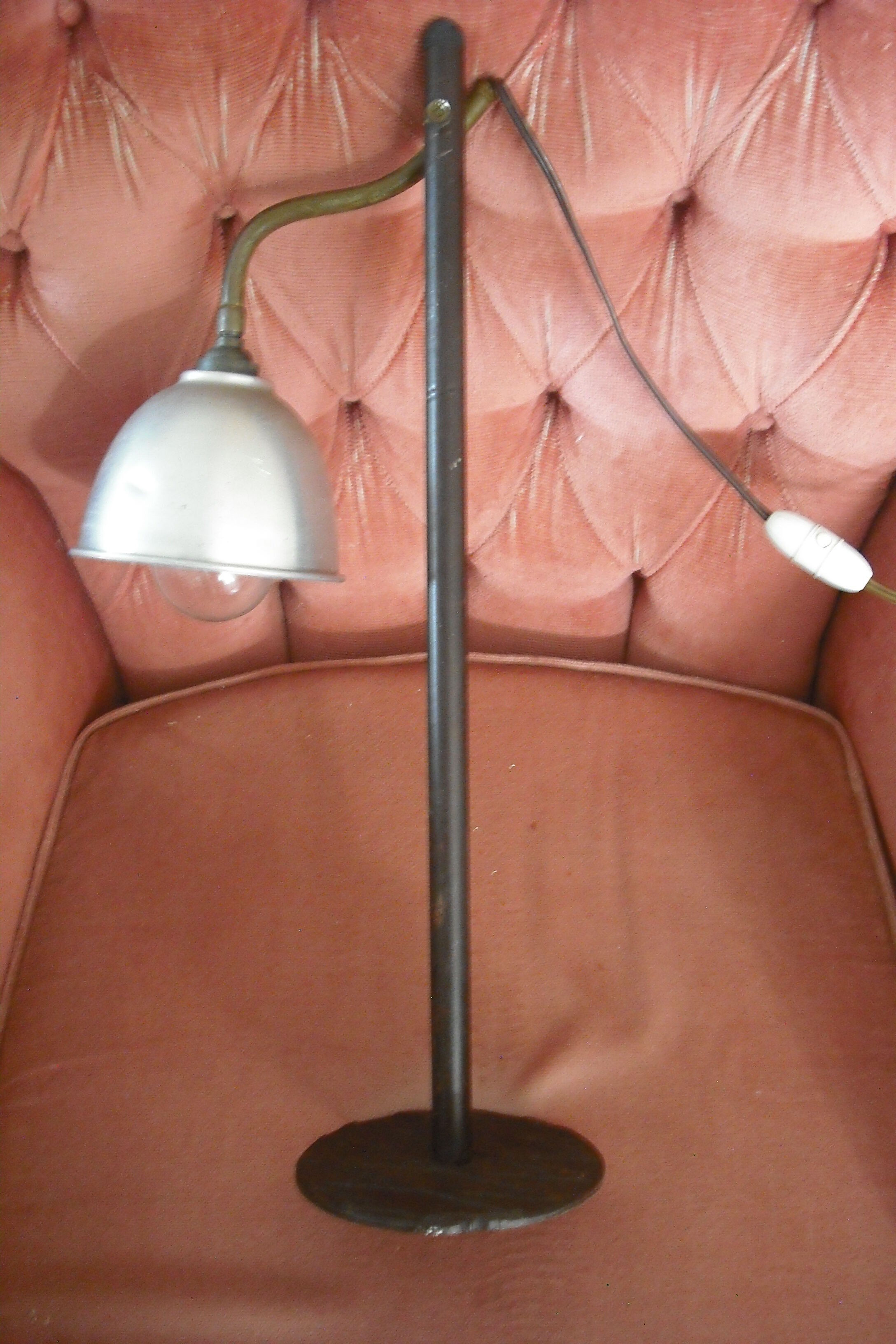 Lamp articulated arm 74 high circa 1930