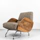 Fauteuil, Modèle "360" par Janusz Rozanski, Pologne, années 1950